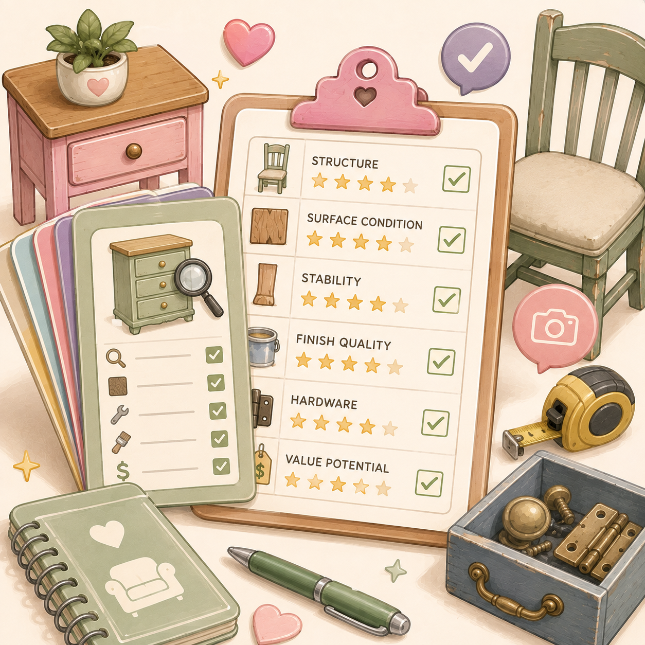 Furniture Assessment Checklist Pack