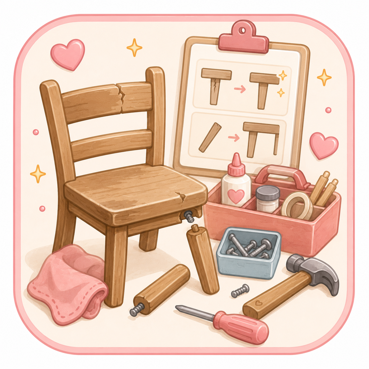 Furniture Repair Fix Handbook