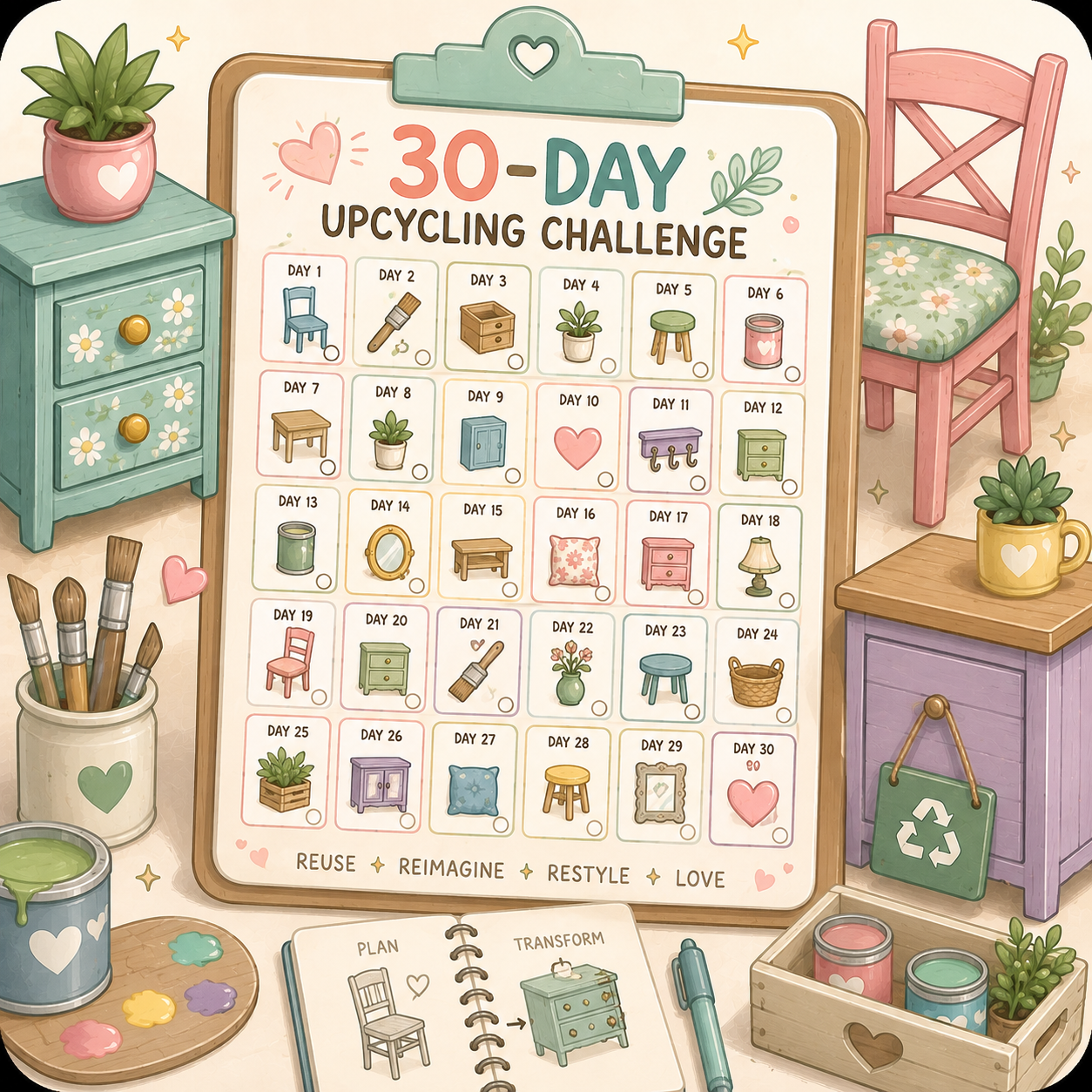 30-Day Upcycling Challenge
